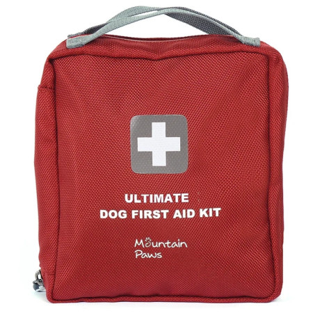 Trusă de prim ajutor pentru câini Mountain Paws Ultimate Dog First Aid Kit (2026) roșu red