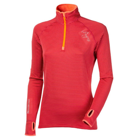 Hanorac sportiv femei Progress TS Familia 17NL roz růžový proužek