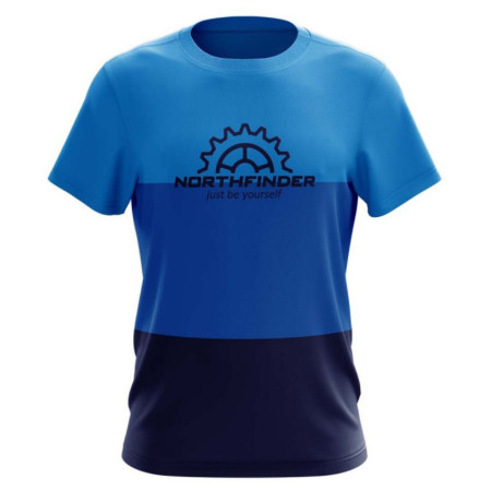 Tricou de ciclism bărbați Northfinder Marcos albastru