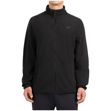Hanorac bărbați 4F Fleece M489 negru Deep Black