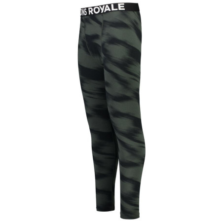 Colanți bărbați Mons Royale Cascade Merino Flex 200 Legging Rosin Motion negru/gri