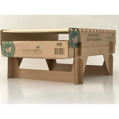 Grătar de unică folosință CasusGrill Gril ecologic