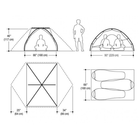 Cort ultralight Marmot Tungsten UL 3P