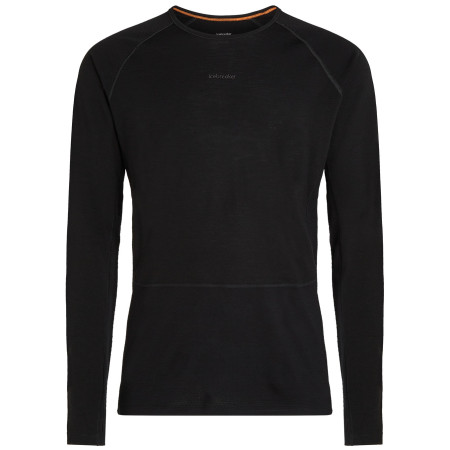 Tricou funcțional bărbați Icebreaker Men Merino 200 ZoneKnit LS Crewe negru Black