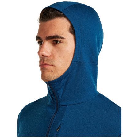 Hanorac funcțional bărbați Icebreaker M Mer 260 Quantum IV LS Zip Hoodie