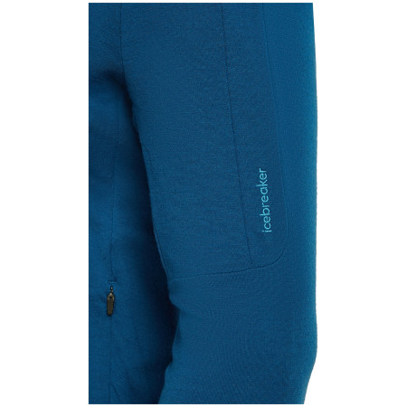 Hanorac funcțional bărbați Icebreaker M Mer 260 Quantum IV LS Zip Hoodie