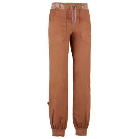 Pantaloni femei E9 Aria Women's maro Cocoa