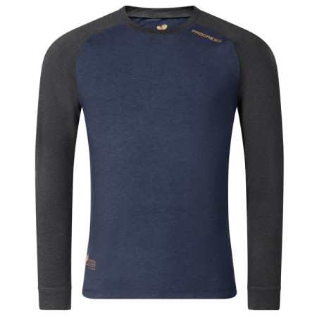 Tricou funcțional bărbați Progress CC NDR albastru închis antracit/tm.modrá