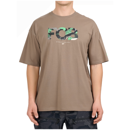 Tricou bărbați 4F Tshirt M3569 maro dechis Light Brown