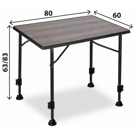 Masă Brunner Linear Greywood 80