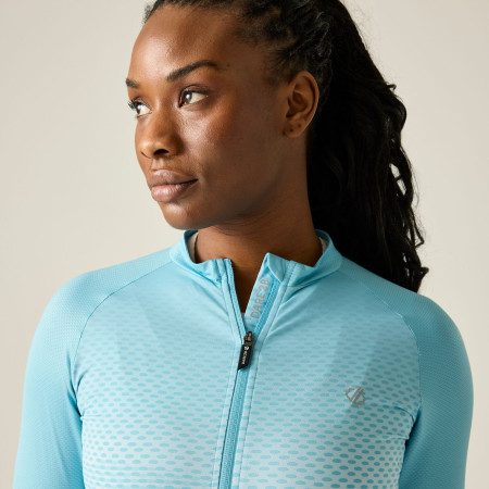 Tricou de ciclism femei Dare 2b Lightnint short sleeve printed jersey