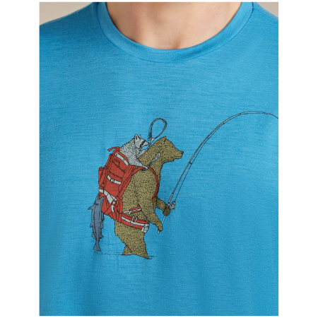Tricou funcțional bărbați Icebreaker Merino 150 Tech Lite SS Tee Bear Catch