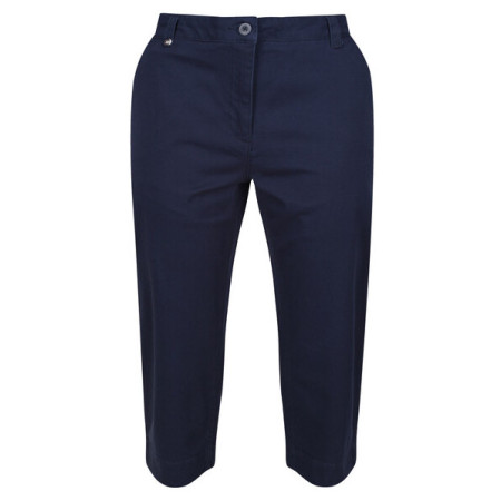 Pantaloni 3/4 femei Regatta Mayaan Capri albastru închis
