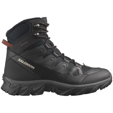 Încălțăminte bărbați Salomon Outsnow Gore-Tex negru Black / Asphalt / Burnt Henna