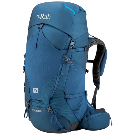 Rucsac turistic Rab Exion 55 albastru Tempest Blue