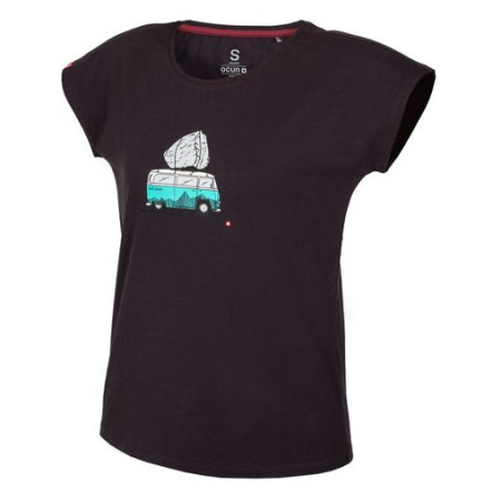 Tricou femei Ocún Kimo T Women Bus-Stone maro Anthracite Obsidian