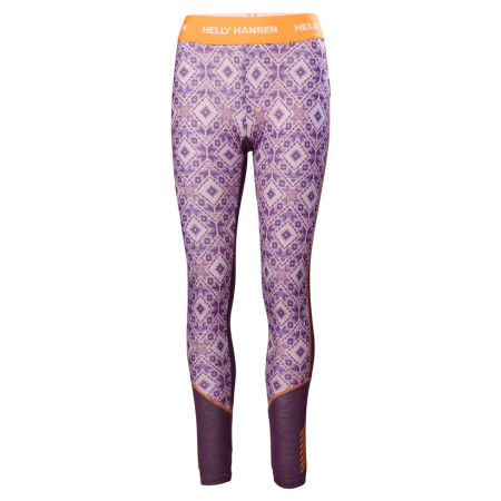 Colanți funcționali femei Helly Hansen W Lifa Merino Mwt Graphic Pant violet