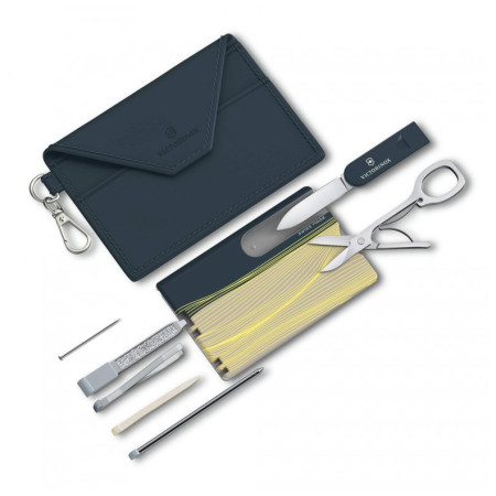 Card multifuncțional Victorinox Swiss Card Classic albastru