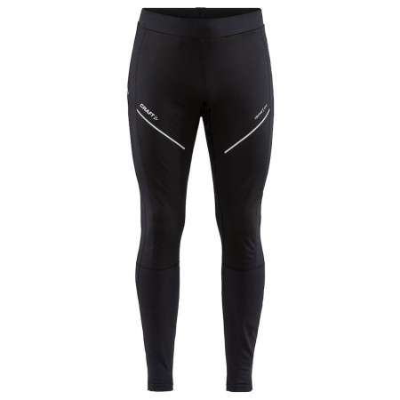 Pantaloni bărbați pentru alergat Craft Adv Essence Wind Tights negru
