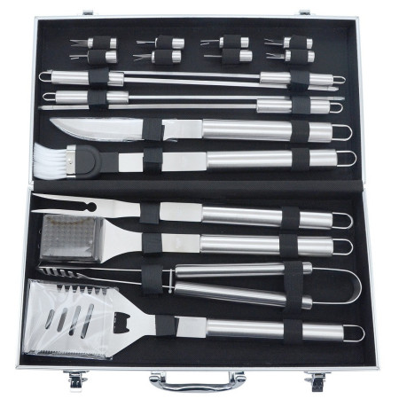 Ustensile grătar Cattara Ustensile pentru grătar 18 buc.