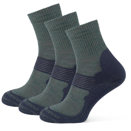 Șosete Zulu Merino Allseason 3-pack verde green