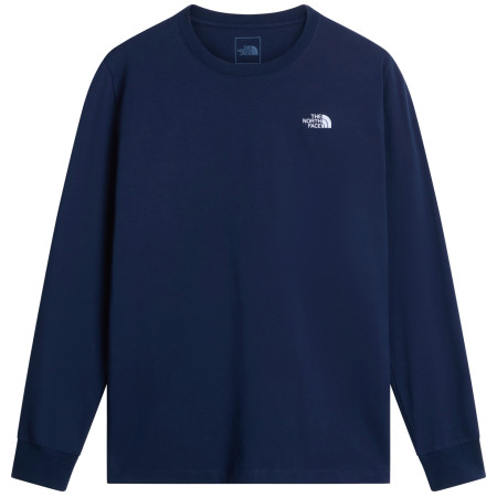 Tricou bărbați The North Face Evolution Simple Dome Regular Long-Sleeve Tee albastru închis SUMMIT NAVY