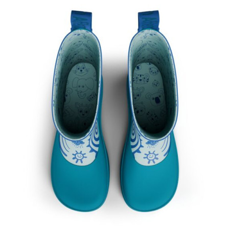 Cizme de cauciuc copii Affenzahn Rainboot Vegan Plashy Shark