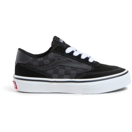 Încălțăminte copii Vans Brooklyn Ls negru/gri Checkerboard Black/Asphalt