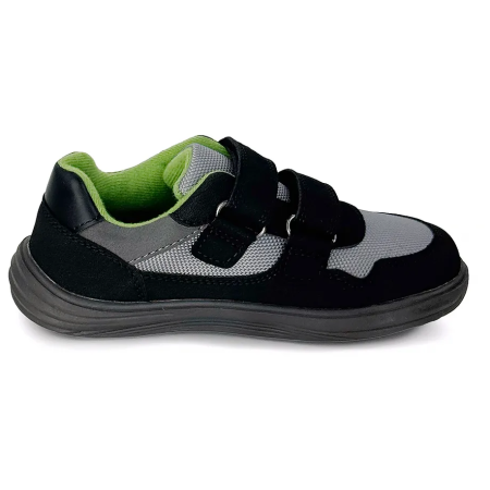 Încălțăminte barefoot all-seasons pentru copii Bugga Safi Black negru černá