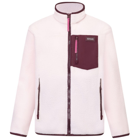 Hanorac funcțional copii Regatta Junior Frankie Warm Fleece Pink Haze/Fig roz deschis Pink Haze/Fig