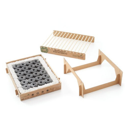 Grătar de unică folosință CasusGrill Gril ecologic