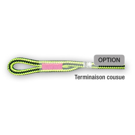 Coardă arboricultură Beal Ginkgo 12mm + 2x šit. oko 6m negru/galben