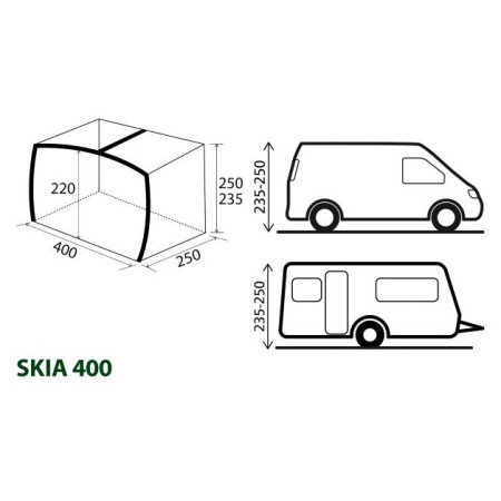 Tendă Brunner Skia 400 Aerocampin