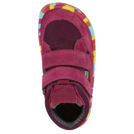 Încălțăminte barefoot all-seasons pentru copii Frodo Barefoot Tex Fun Autumn Fuxia