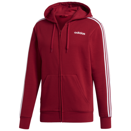 Hanorac bărbați Adidas Essentials Fleece roșu