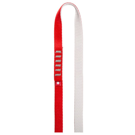 Buclă Ocún O-SLING ECO-PES 16 mm 30 cm alb/roșu