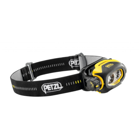 Lanternă frontală Petzl Pixa 3R negru/galben