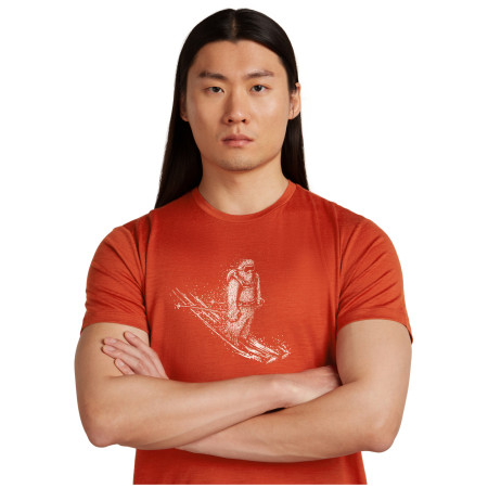 Tricou bărbați Icebreaker Merino 150 Tech Lite Skiing Yeti