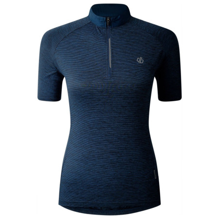 Tricou de ciclism femei Dare 2b Pedal To Jersey albastru închis MoonLt Denim