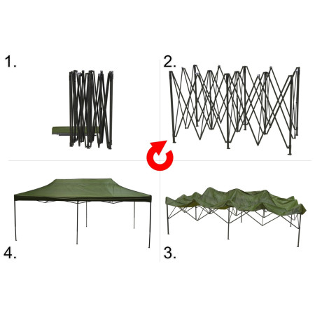 Cort pentru petreceri Cattara 3 x 6m Waterproof