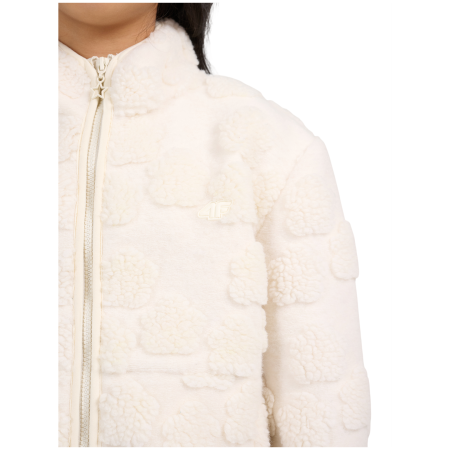 Hanorac copii 4F Fleece F494 Off White