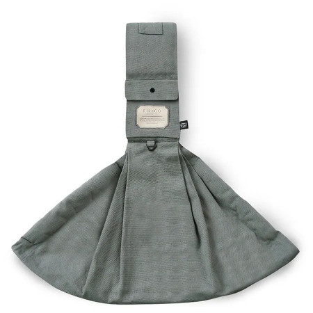 Rucsac transport câini FikaGo Sling gri Quiet Stone