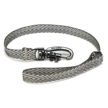 Buclă de siguranță Pacsafe Cut Resistant Wallet Strap gri