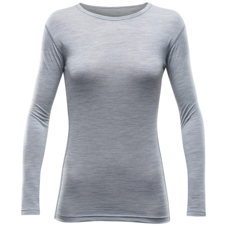 Tricou femei Devold Breeze Woman Shirt gri Grey melange