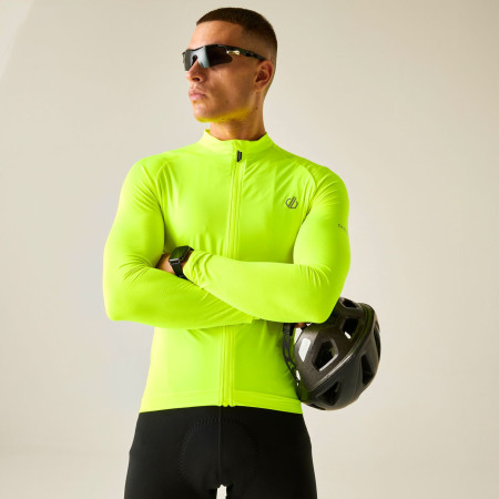 Tricou de ciclism bărbați Dare 2b Lightning Long Sleeve Jersey