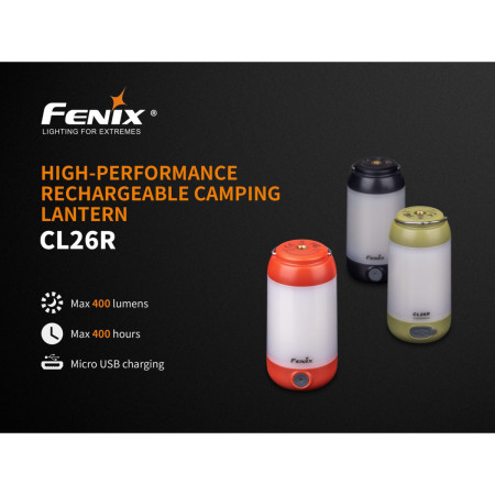 Felinar reâncărcabil Fenix CL26R