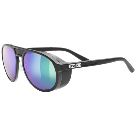 Ochelari de soare Uvex Mtn Classic Pure negru/verde Black Matt / Mirror Green
