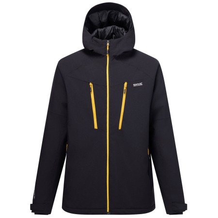 Geacă de iarnă bărbați Regatta Highton Stretch Padded Jacket negru/galben Black(Sunst)