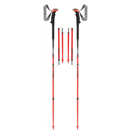 Bețe de trekking expuse Leki Micro Stick Carbon negru Blackwhite