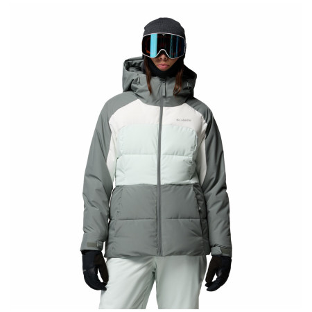 Geacă femei Columbia Ava Alpine™ Puffer Jacket gri/albastru Sedona Sage, Sea Salt, Tea Light